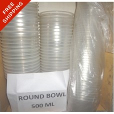 500 ML Disposable Round Bowl (1000 Pcs)